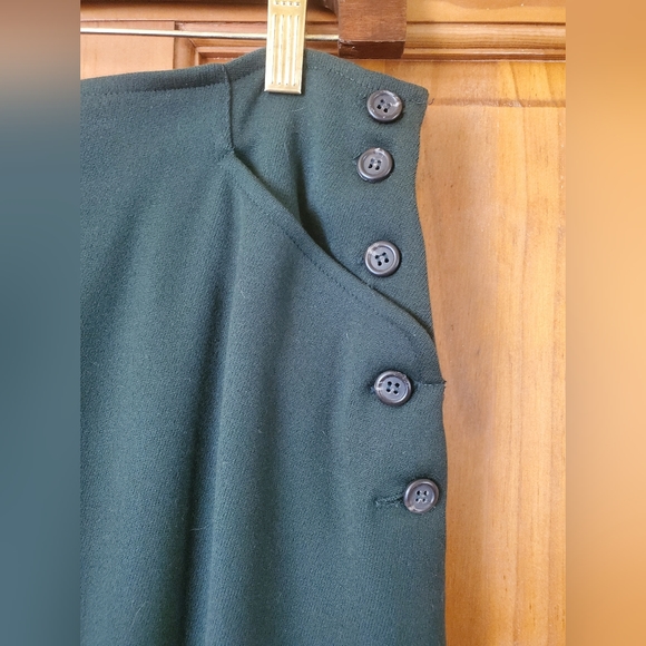 Hunter Green RalphLauren Blue Label long skirt - Picture 2 of 10